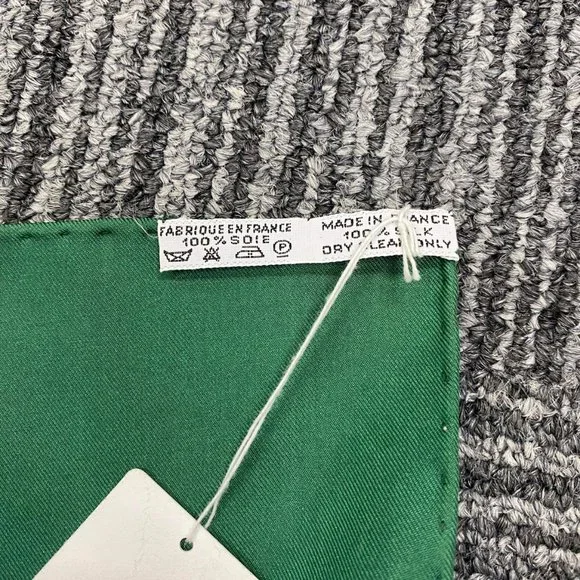 HERMÈS Scarf Brides de Gala Silk H Grygkar Racing Green Gold - Picture 4 of 4